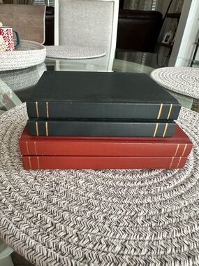 Decorative Faux Book Set - Black & Red - Home Interiors